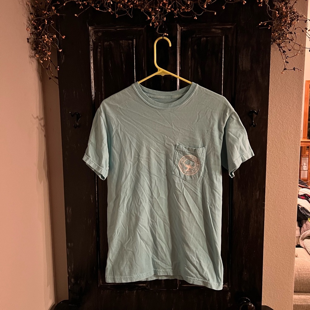 Southern Shirt, Small, Blue and white lettering